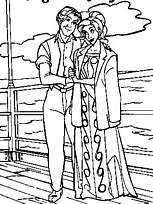 coloriage la princesse anastasia et dimitri